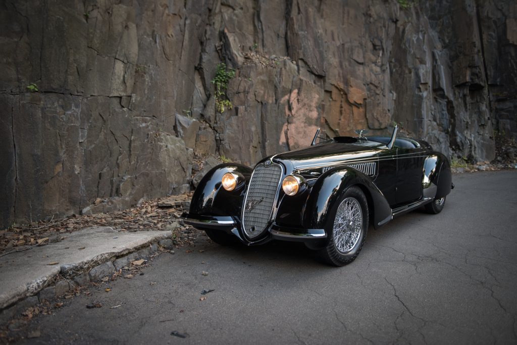 Alfa Romeo 8c 2900b Lungo Spider by touring (1939) - Crédit : Courtesy RM Sotheby's