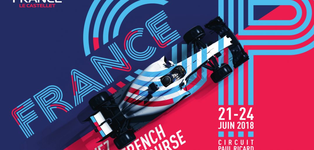 L'affiche officielle du GP de France de Formule 1 2018