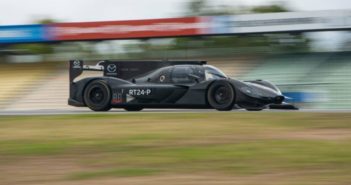 La Mazda Dpi RT24-P du Mazda Team Joest en essais à Hockenheim