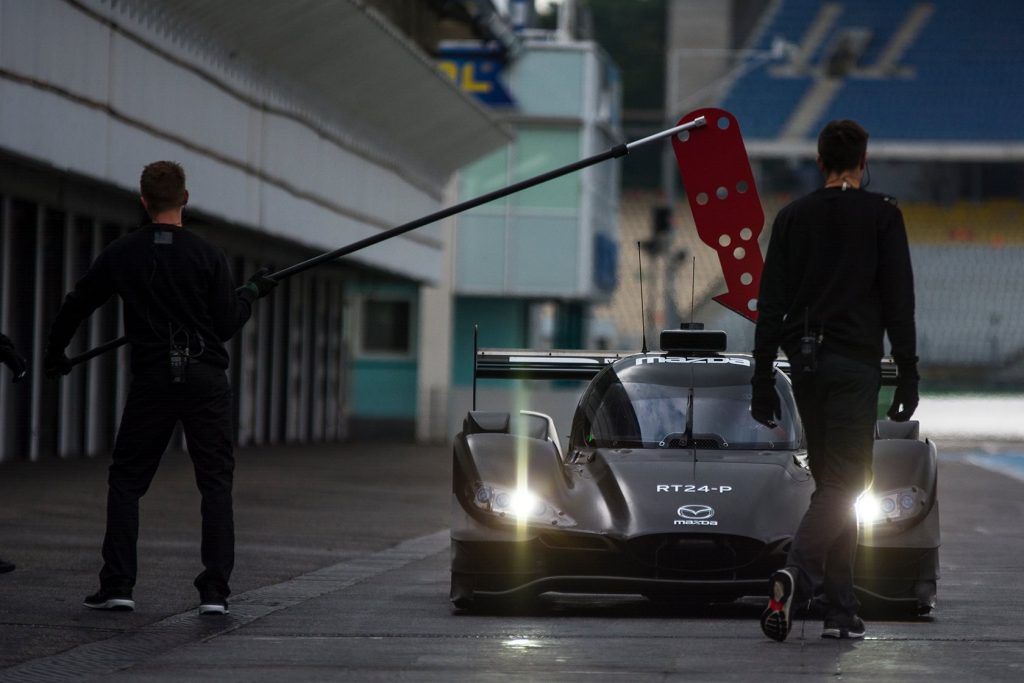 Mazda Dpi dans la pitlane à Hockenheim