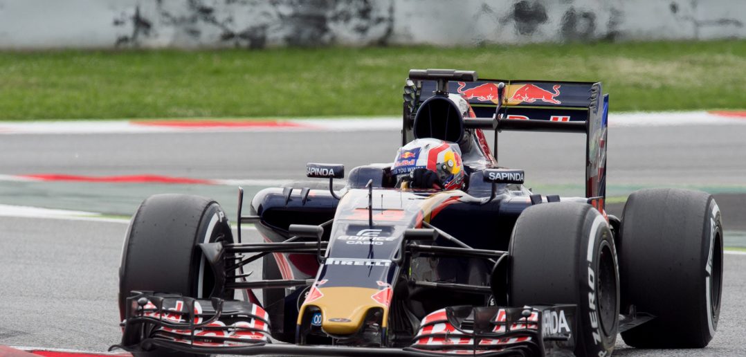 Pierre Gasly en tests avec la Scuderia Toro Rosso sur le circuit de Catalogne en mai 2016