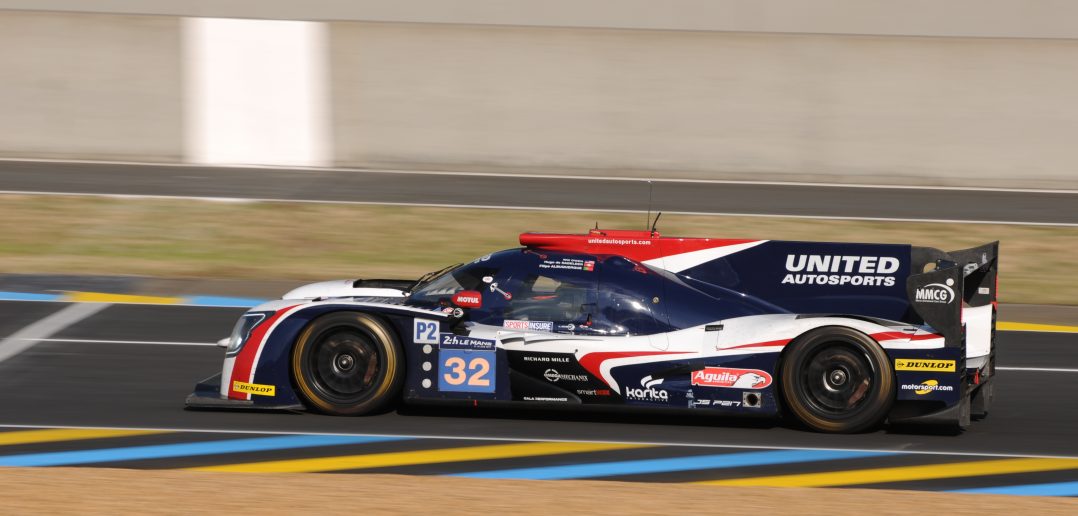 La Ligier JS P217 United Autosports lors des essais du Mans 2017