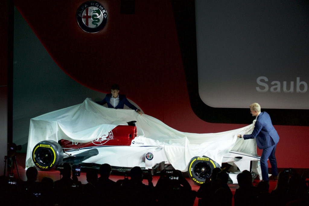 Charles Leclerc et Marcus Ericsson lèvent le voile sur les couleurs de la future Sauber 2018