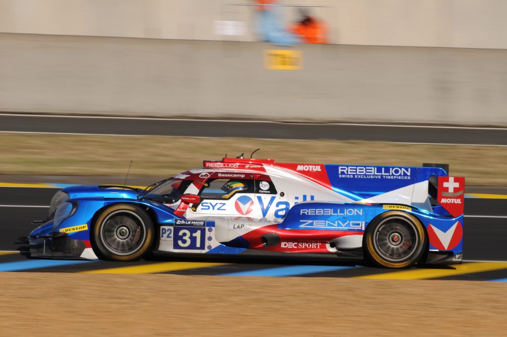 Bruno senna au volant de la Vaillante Rebellion n°31 lors des 24 Heures du Mans 2017