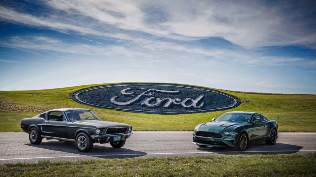 Ford Mustang Bullitt en versions 1968 et 2018