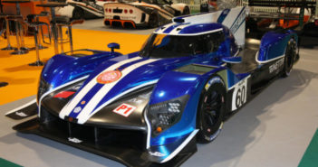 Vue de trois-quart du prototype LMP1 Ginetta G60-LT-P1