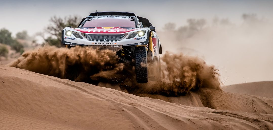 Le Peugeot 3008DKR Maxi au Rallye du Maroc 2017