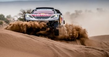 Le Peugeot 3008DKR Maxi au Rallye du Maroc 2017