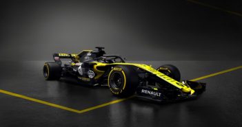 La Renault RS18 dévoilée par Renault Sport Formula One Team La Renault RS 18 engagée en championnat du monde de Formule 1 2018