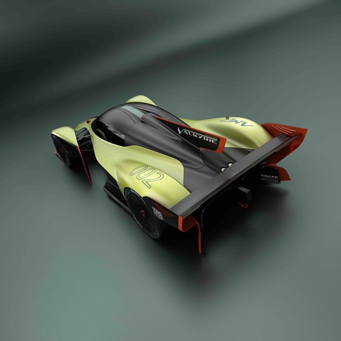 Aston Martin Valkyrie AMR Pro Vue Arrière Plongeante